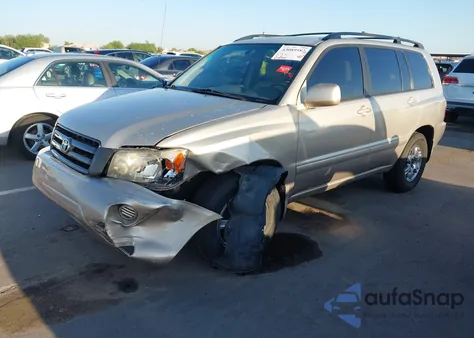 2005 Toyota Highlander V6 from USA, damaged, VIN JTEDP21A850086211